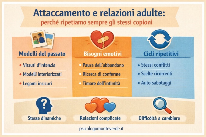 Attaccamento e relazioni adulte: perché ripetiamo sempre gli stessi copioni
