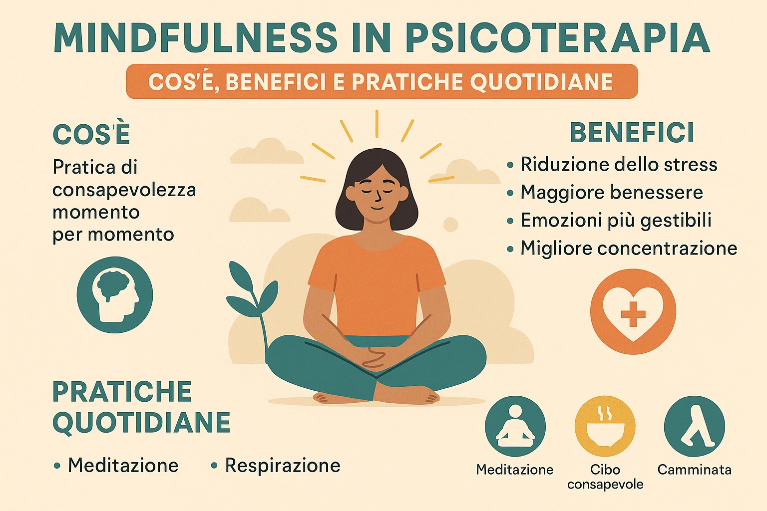 Mindfulness in psicoterapia: cos’è, benefici e pratiche quotidiane
