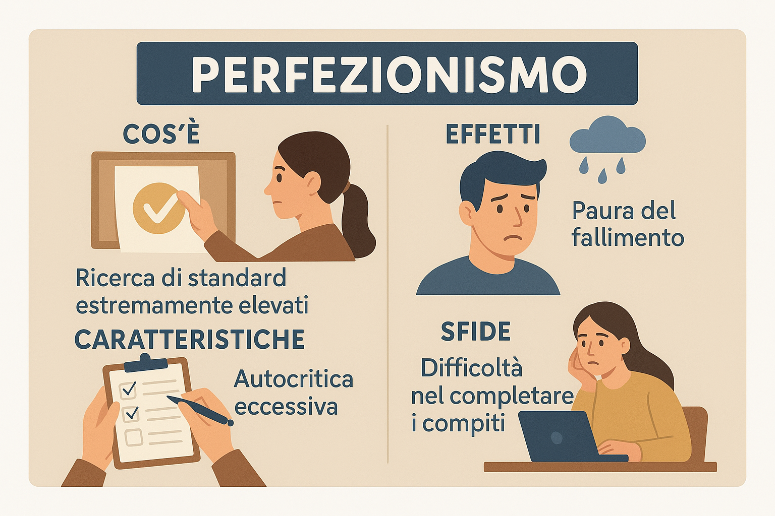 Perfezionismo: quando l’eccellenza diventa una gabbia